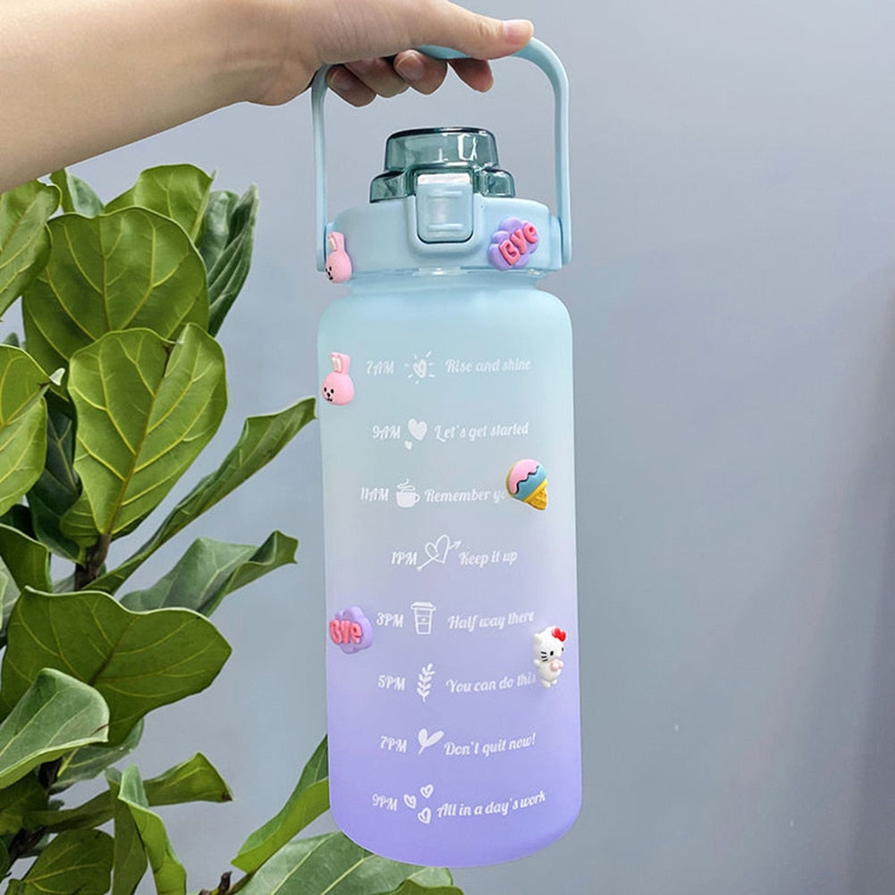 Garrafa Dry Water Garrafa de Água 2 Litros + BRINDE EXCLUSIVO - Edição Limitada