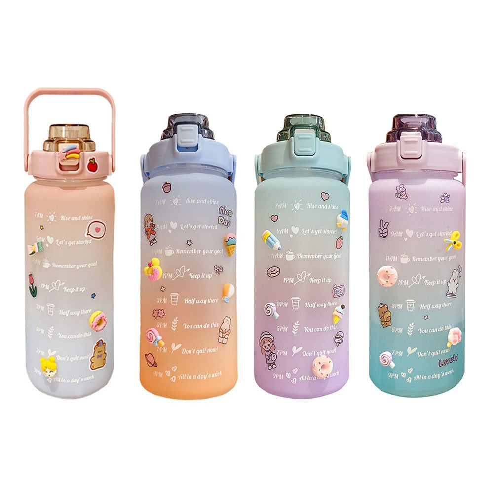 Garrafa Dry Water Garrafa de Água 2 Litros + BRINDE EXCLUSIVO - Edição Limitada