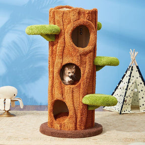Árvore Natural para Gatos - Perfeita para seu felino explorar, brincar e descansar.